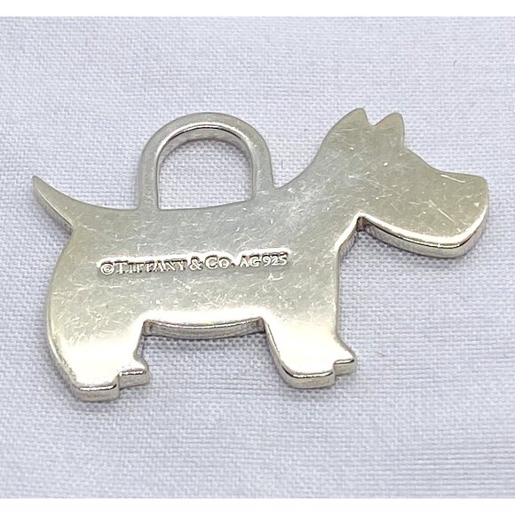SOLD!!! Tiffany & Co Scottie Dog Charm Pendant in 925 Sterling Silver - Picture 5 of 8